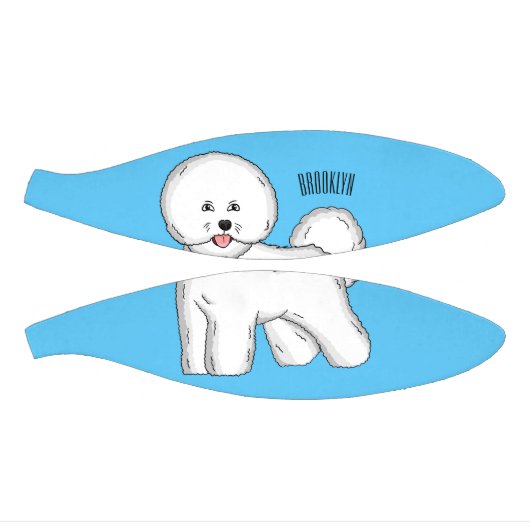 Mini Ballon De Basket Bichon frise dog dessin animé (Panneaux)