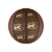 Mini Ballon De Basket Billets De Cricket, Bateaux Et Balles, (Vertical)