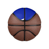 Mini Ballon De Basket Bleu (Pantone) (couleur solide) (Droite)