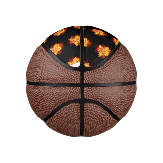 Mini Ballon De Basket Blooming Fire Rose (Droite)