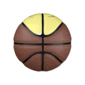 Mini Ballon De Basket Caricature d'alpaga brun joli (Droite)