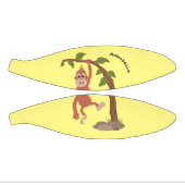 Mini Ballon De Basket Caricature de bébé orangoutan joyeux (Panneaux)