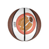 Mini Ballon De Basket Caricature de Churro (Vertical)