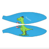 Mini Ballon De Basket Caricature de dinosaure vert t rex (Panneaux)