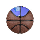 Mini Ballon De Basket Caricature de manchot joyeux sautant (Droite)