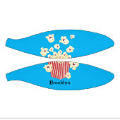 Mini Ballon De Basket Caricature de pop-corn drôles (Panneaux)