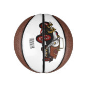 Mini Ballon De Basket Caricature de voiture classique 1920 (Vertical)