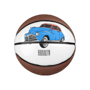 Mini Ballon De Basket Caricature de voiture classique 1948