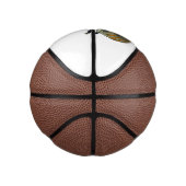 Mini Ballon De Basket Caricature en bleu (Droite)