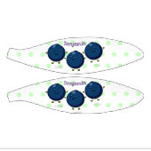 Mini Ballon De Basket Caricature mignonne de bleuets violets (Panneaux)