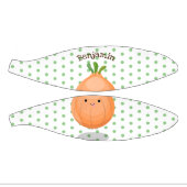 Mini Ballon De Basket Caricature vert oignon brun joli (Panneaux)