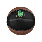 Mini Ballon De Basket Chat Cool de basket (Devant)