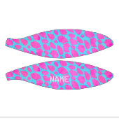 Mini Ballon De Basket Cheetah bleu rose florescent (Panneaux)