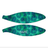 Mini Ballon De Basket Cheetah bleu turquoise brillant (Panneaux)