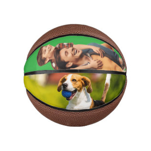 Mini Ballon De Basket Chiot mignon et père, amour filial