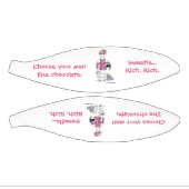 Mini Ballon De Basket Choisissez vos hommes comme Chocolat, Riche   (Panneaux)