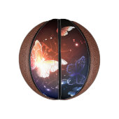 Mini Ballon De Basket Clowing Night Butterflies (Vertical)