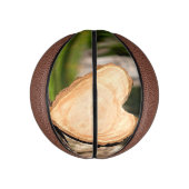 Mini Ballon De Basket coeur en bois (Vertical)