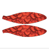 Mini Ballon De Basket Coeurs chatoyants rouge profond (Panneaux)