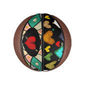 Mini Ballon De Basket cœurs Rupydetequila  (Vertical)