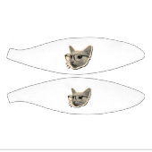 Mini Ballon De Basket Conception de chat intelligent avec lunettes (Panneaux)