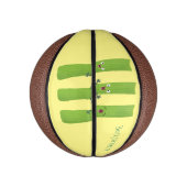 Mini Ballon De Basket Cute céleri bâtons trio caricature légumes (Vertical)