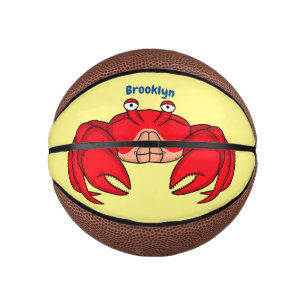 Mini Ballon De Basket Cute red crab cartoon