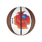 Mini Ballon De Basket Cute Siamese combat poisson betta dessin (Vertical)