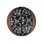 Mini Ballon De Basket Damas noir et blanc (Vertical)