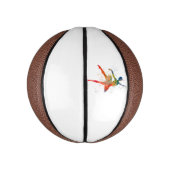 Mini Ballon De Basket Danseur de ballon classique aquarelle (Vertical)