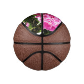 Mini Ballon De Basket Dark rose peonies (Droite)