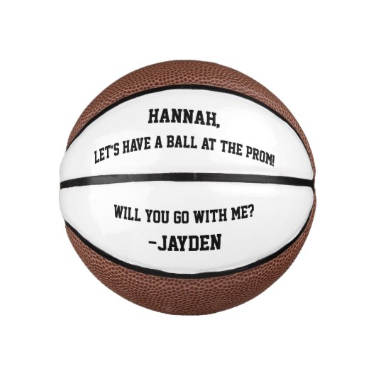 Mini Ballon De Basket Demande en bal de promo (Devant)