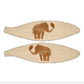 Mini Ballon De Basket Design d'art tribal des éléphants (Panneaux)