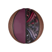 Mini Ballon De Basket Design gothique Basket-ball personnalisé (Vertical)