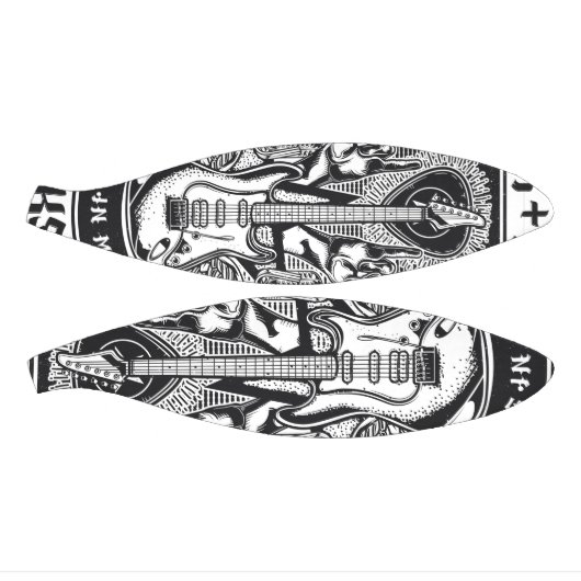 Mini Ballon De Basket Design Guitar Rock (Panneaux)