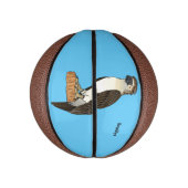 Mini Ballon De Basket dessin animé d'aigle des Philippines (Vertical)