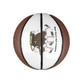 Mini Ballon De Basket Dessin de l'humour vautours drôle (Vertical)