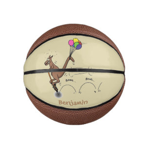 Mini Ballon De Basket Dessin d'humour australien kangourou