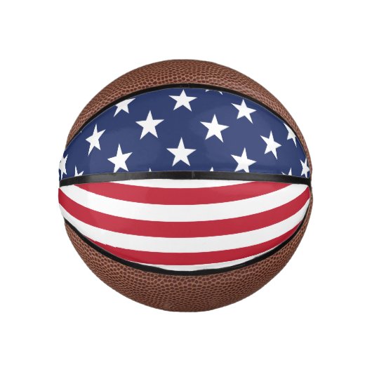 Mini Ballon De Basket Drapeau américain des États-Unis (Devant)