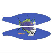 Mini Ballon De Basket Drôle caricature de poisson de pêcheur (Panneaux)