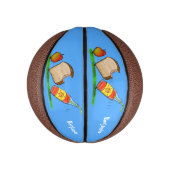 Mini Ballon De Basket Drôle de dessin animé de fourmis (Vertical)