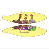 Mini Ballon De Basket Drôle dessin animé de poulets de tricot (Panneaux)