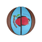 Mini Ballon De Basket Drôle magnifique dessin animé de frégate (Vertical)