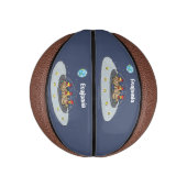 Mini Ballon De Basket Drôle poule dans l'espace dessin animé (Vertical)