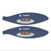 Mini Ballon De Basket Drôle poule dans l'espace dessin animé (Panneaux)