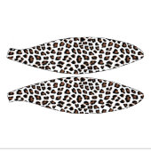 Mini Ballon De Basket Empreinte de léopard blanc (Panneaux)