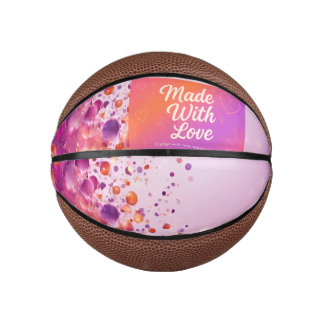 Mini Ballon De Basket Fabriqué avec montre d'amour