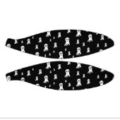 Mini Ballon De Basket Fantômes d'Halloween foncé (Panneaux)