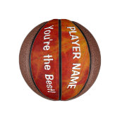 Mini Ballon De Basket Feuille d'érable rouge Abstraite Automne Photograp (Vertical)