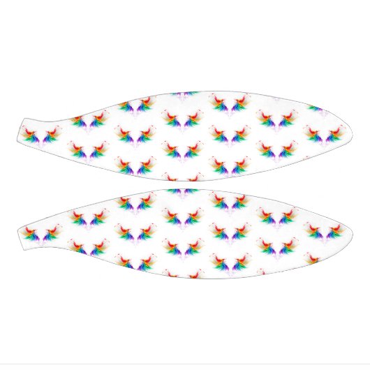 Mini Ballon De Basket Fluffy Rainbow Wings (Panneaux)